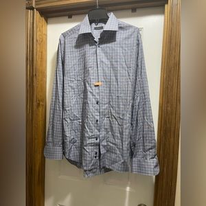 Saks Fifth Ave size large button up. Multi colored plaid